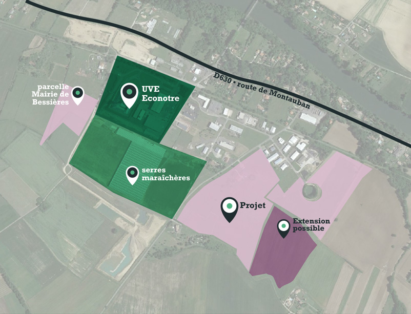 Zone d'implantation de Triangle Energie